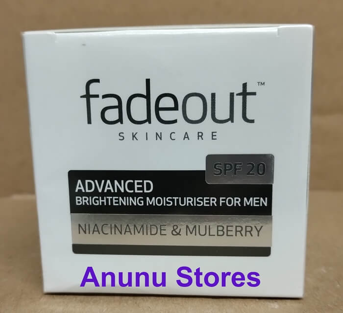 Fadeout Advanced Brightening Moisturiser For Men SPF20